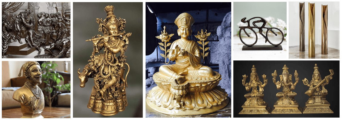 brass sculpture artist